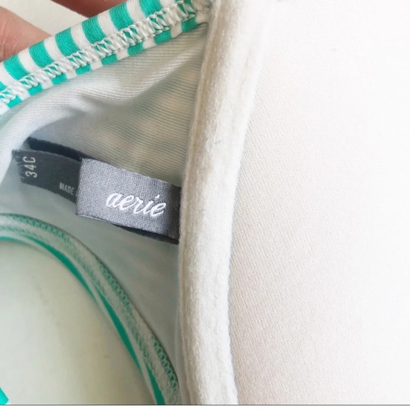 Aerie Striped Bikini Top Padded Size 34C - Picture 5 of 6